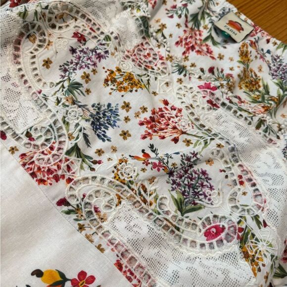 FARM RIO Delicate Forest Scarves Mini-Dress Women’s Size MED - Picture 9 of 16